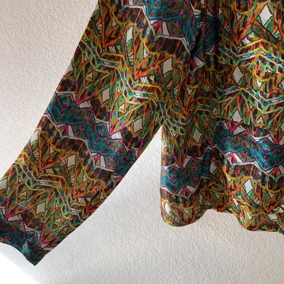 WON HUNDRED SHORT SILK BLOUSE/jacket - Picture 8 of 9